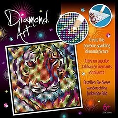 Dimantu mozaīka Sequin Art Tiger, 20 x 20 cm cena un informācija | Dimantu mozaīkas | 220.lv