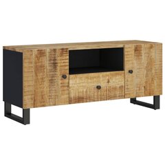 vidaXL TV skapis, 105x33,5x46 cm, mango masīvkoks, inženierijas koks цена и информация | Тумбы под телевизор | 220.lv