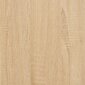 vidaXL kafijas galdiņš, ozola krāsa, 80x80x36,5 cm, inženierijas koks cena un informācija | Žurnālgaldiņi | 220.lv