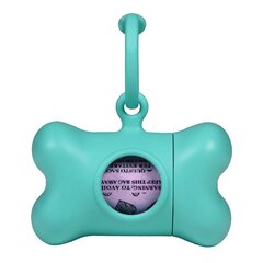 Dzīvnieku Soma ar Padevēju United Pets Bon Ton Nano Classic Suns Aquamarine Pārstrādājama plastmasa (6 x 3 x 4 cm) cena un informācija | Kopšanas līdzekļi dzīvniekiem | 220.lv