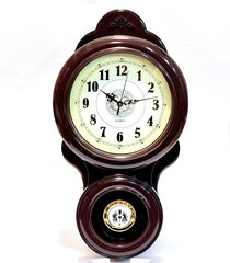 Sienas pulkstenis, 60 x 32 cm cena un informācija | Pulksteņi | 220.lv