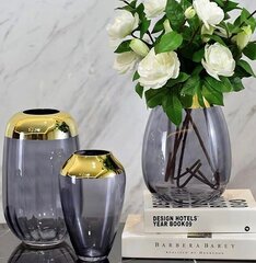 Стеклянная ваза, 20 x 12 см цена и информация | Вазы | 220.lv