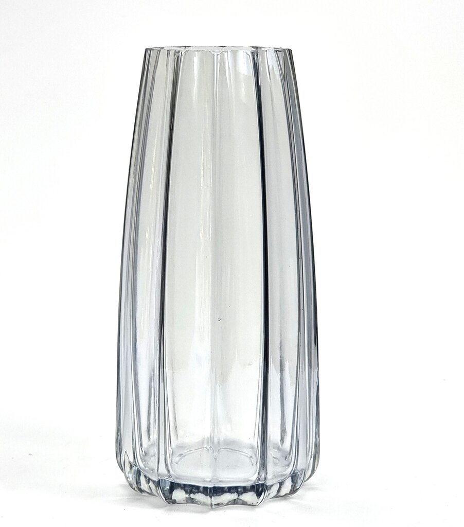 Stikla vāze, 21x10 cm cena un informācija | Vāzes | 220.lv