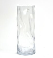 Стеклянная ваза, 29,5 x 11,5 см цена и информация | Вазы | 220.lv