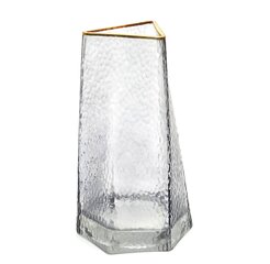 Stikla vāze, 22 x 13 cm цена и информация | Вазы | 220.lv