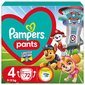 Autiņbiksītes-biksītes PAMPERS Pants Paw Patrol, 4. izmērs, 9-15 kg, 72 gab cena un informācija | Autiņbiksītes | 220.lv