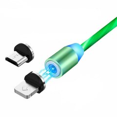 Uzlādes kabelis, magnētiskais, C tipa (Android), 1 m cena un informācija | Savienotājkabeļi | 220.lv