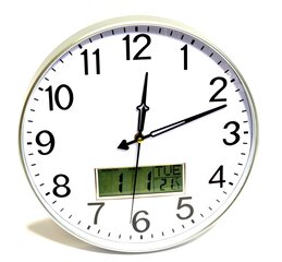 Sienas pulkstenis, 35 cm cena un informācija | Pulksteņi | 220.lv