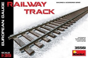 Līmējošais modelis MiniArt 35561 Railway Track (European Gauge) 1/35 cena un informācija | Līmējamie modeļi | 220.lv