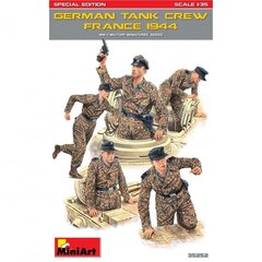 Līmējošais modelis MiniArt 35252 German Tank Crew (France 1944) Special Edition 1/35 cena un informācija | Līmējamie modeļi | 220.lv