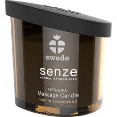 Swede - Senze Euphoria Massage Candle Vanilla Sandalwood 150 мл цена и информация | Массажные масла | 220.lv