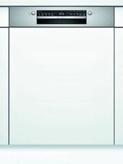 Посудомоечная машина Bosch Serie 2 SMI2ITS27E Полувстраиваемая на 12 комплектов посуды E цена и информация | Посудомоечные машины | 220.lv