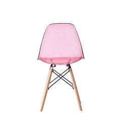 Ēdamistabas krēsls DKD Home Decor, rozā (44 x 46 x 81 cm) (50 x 46 x 83,5 cm) cena un informācija | Virtuves un ēdamistabas krēsli | 220.lv