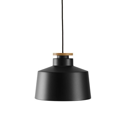 Piekaramā lampa Herstal Metāls/ozols melns HB1688007 cena un informācija | Piekaramās lampas | 220.lv