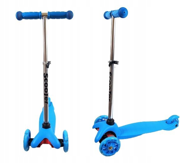 Trīsriteņu līdzsvara skrejritenis , "Scooter" zilā krāsā цена и информация | Skrejriteņi | 220.lv