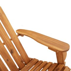 vidaXL dārza krēsls ar matračiem, akācijas masīvkoks cena un informācija | Dārza krēsli | 220.lv