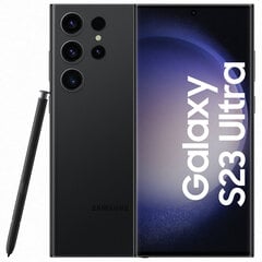 Samsung Galaxy S23 Ultra 5G 12GB/1TB SM-S918BZKPEUE Black цена и информация | Мобильные телефоны | 220.lv