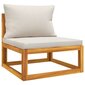 vidaXL 2-daļīgs dārza dīvāna komplekts ar spilveniem, akācijas koks цена и информация | Dārza krēsli | 220.lv
