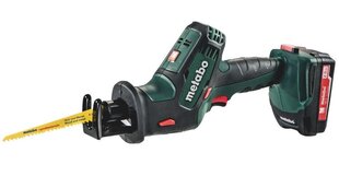 Сабельная пила METABO SAW SAW 18В 2x2.0Aч LI-ION SSE 18 LTX цена и информация | Пилы, циркулярные станки | 220.lv