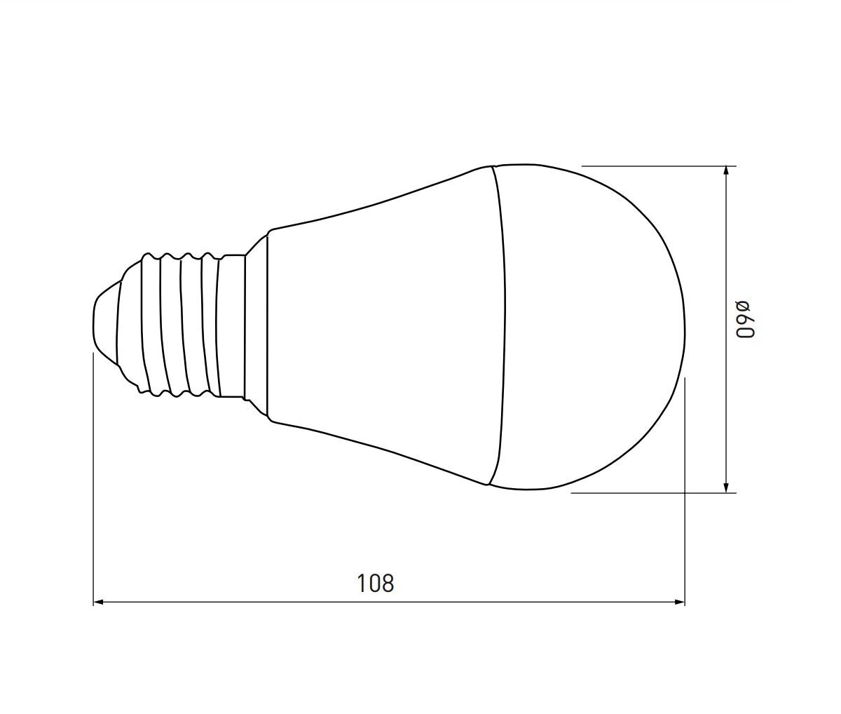 GTV 10 W LED lampa E27, neitrāla 4000K - GT-PN2A60-10W cena un informācija | Spuldzes | 220.lv