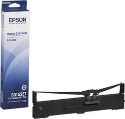 Оригинальная лента для матричного принтера Epson C13S015337 Чёрный цена и информация | Картриджи для лазерных принтеров | 220.lv