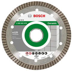 BOSCH DIMANTA DISKS 125x22 TUR CERAMIC EC cena un informācija | Rokas instrumenti | 220.lv