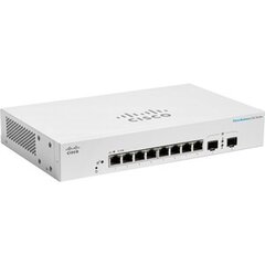 Slēdzis CISCO CBS220-8T-E-2G-EU Balts cena un informācija | Komutatori (Switch) | 220.lv