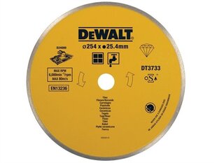 Deimantinis disks dewalt 250x1,6x25,4mm cena un informācija | Slīpmašīnas | 220.lv