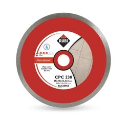 RUBI DIMANTA DISKS CPC 250 x 25,4 mm PRO PORCELĀNA FLĪZĒM цена и информация | Механические инструменты | 220.lv