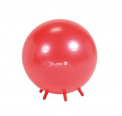 Шар для сидения 55 см, красный цена и информация | Гимнастические мячи | 220.lv