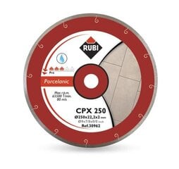 RUBI DIMANTA DISKS CPX 200 x 25,4 mm PRO, PORCELĀNA FLĪZĒM cena un informācija | Slīpmašīnas | 220.lv