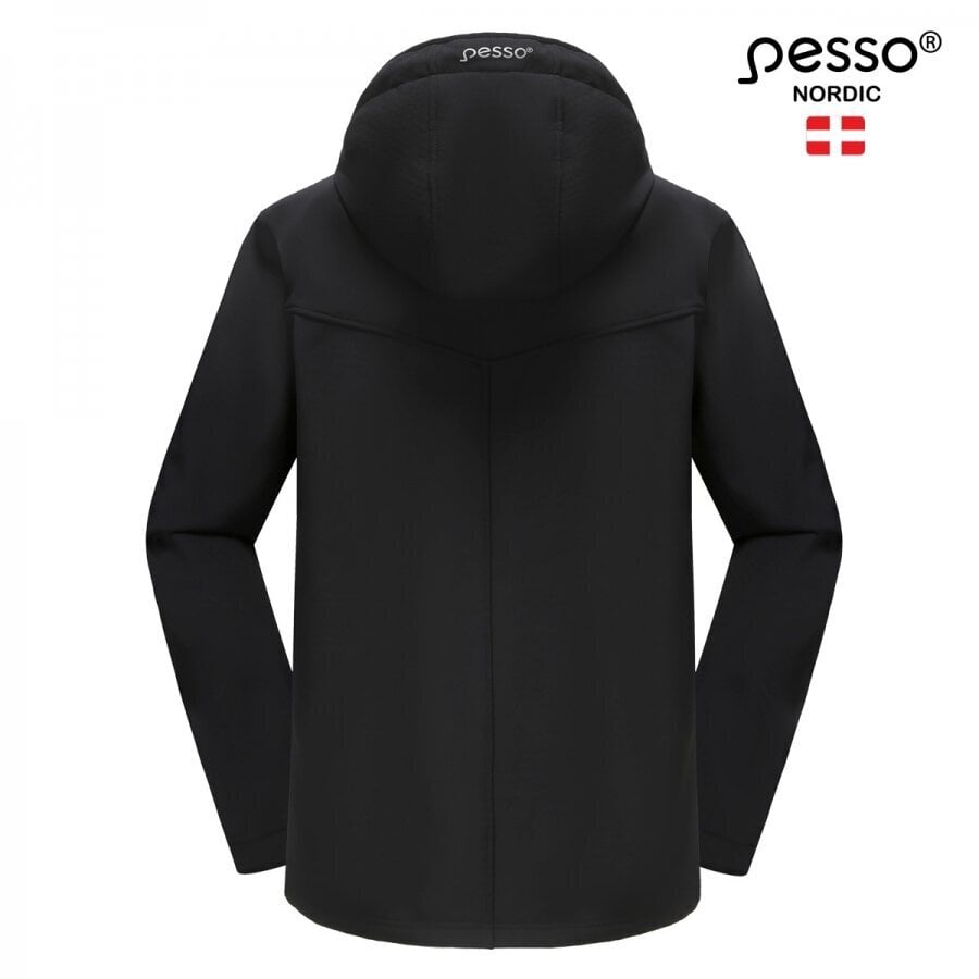 Darba virsjaka RipStop Softshell Pesso Leo, melna cena un informācija | Darba apģērbi | 220.lv