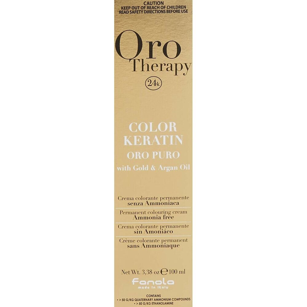 Noturīga Krāsa Fanola Oro Therapy 7.13 Blonde Beige (100 ml) (Atjaunots B) цена и информация | Matu krāsas | 220.lv