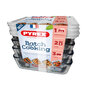 Pusdienu kastīšu komplekts Pyrex Cook & Freeze, 4 x 1,5 L cena un informācija | Trauki pārtikas uzglabāšanai | 220.lv