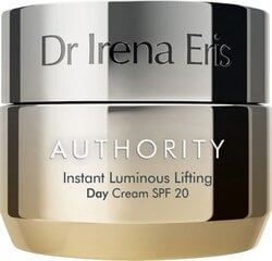 Укрепляющий крем для лица Dr Irena Eris Authority Instant Luminous Lifting SPF 20, 50 мл цена и информация | Наносите на чистую кожу лица. Подержите около 10-15 минут и смойте водой. | 220.lv