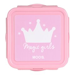 Судок Moos Magic girls Полиуретан Розовый (13 x 7.5 x 13 cm) цена и информация | Посуда для хранения еды | 220.lv