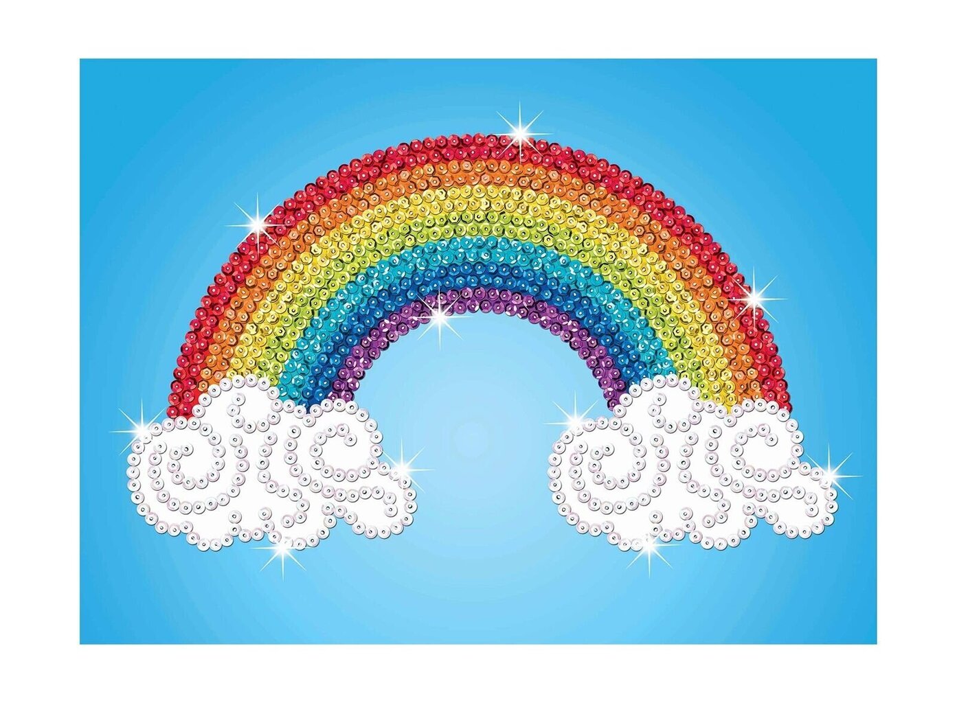Dimantu mozaīka Sequin Art Rainbow, 25 x 34 cm cena un informācija | Dimantu mozaīkas | 220.lv