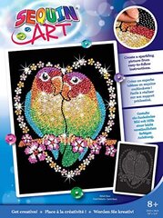 Алмазная мозаика Sequin Art Love Birds, 25 x 34 см цена и информация | Алмазная мозаика | 220.lv