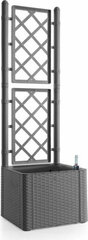 Подставка под цветочный горшок Stefanplast Deluxe 43 x 43 x 142 cm Серый цена и информация | Ящики для балкона | 220.lv