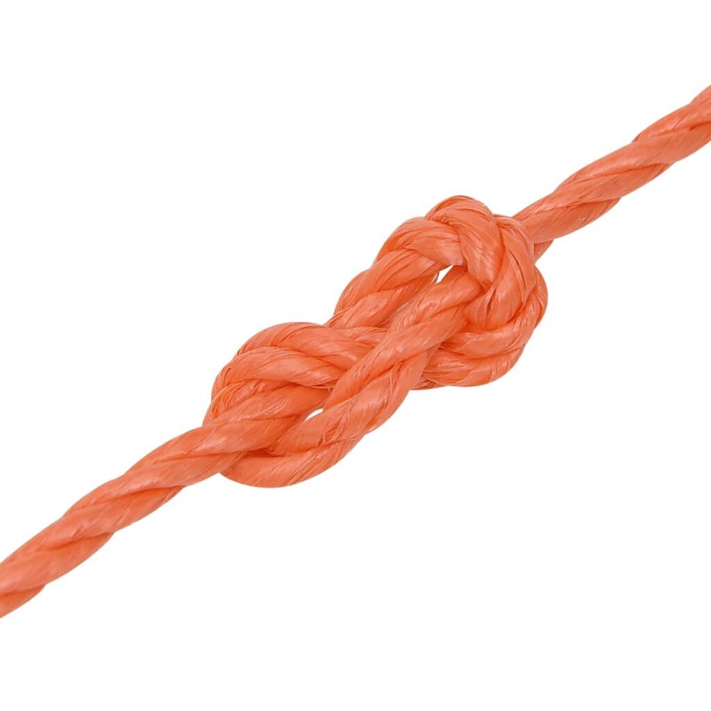 vidaXL virve, oranža, 3 mm, 25 m, polipropilēns cena un informācija | Dārza instrumenti | 220.lv