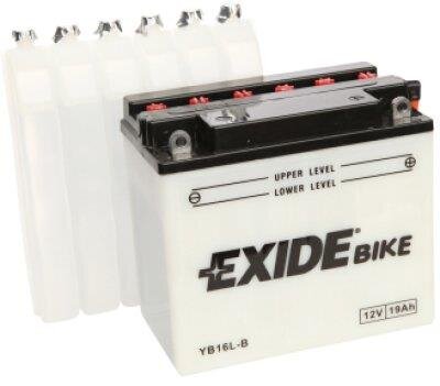 Exide moto akumulators 12V 19Ah YB16L-B 175x100x155-+ cena un informācija | Moto akumulatori | 220.lv