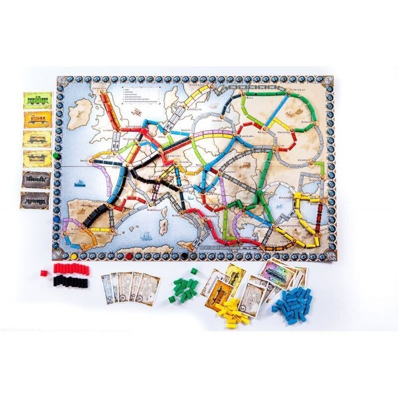 Galda spēle Biļete Ceļojumam Uz Eiropu, EN cena un informācija | Galda spēles | 220.lv