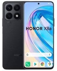 Honor X8a 6/128GB 5109APET Midnight Black cena un informācija | Mobilie telefoni | 220.lv