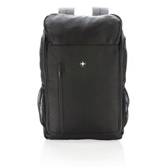 Klēpjdatora mugursoma Swiss Peak Aware™ 15", 17L, melna cena un informācija | Sporta somas un mugursomas | 220.lv