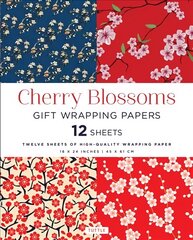 Cherry Blossoms Gift Wrapping Papers - 12 Sheets: 18 x 24 inch (45 x 61 cm) Wrapping Paper цена и информация | Книги о питании и здоровом образе жизни | 220.lv