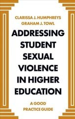 Addressing Student Sexual Violence in Higher Education: A Good Practice Guide cena un informācija | Sociālo zinātņu grāmatas | 220.lv