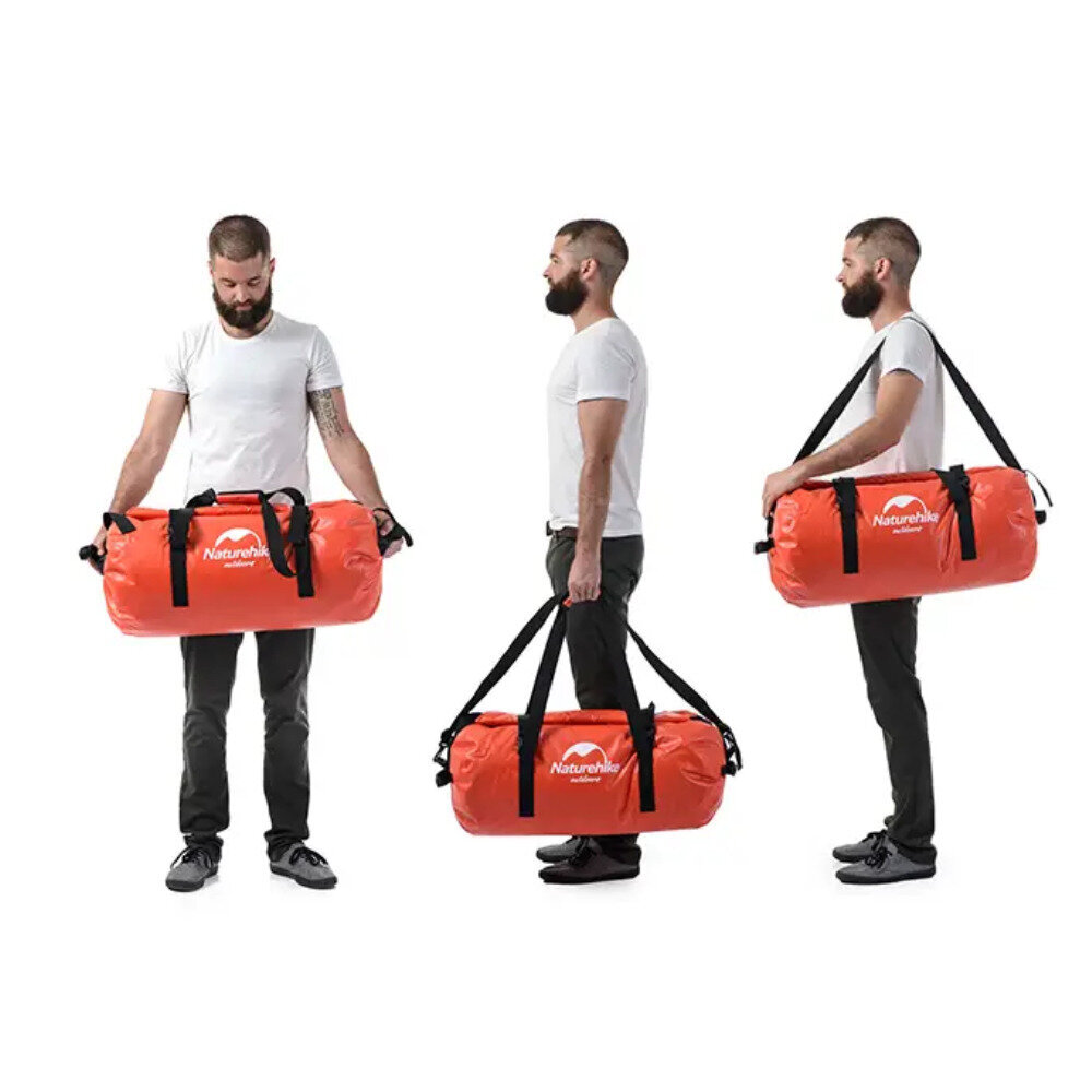 Ūdensizturīgs maiss/soma Naturehike 120l, sarkana cena un informācija | Ūdensizturīgas somas, maisi, lietusmēteļi | 220.lv