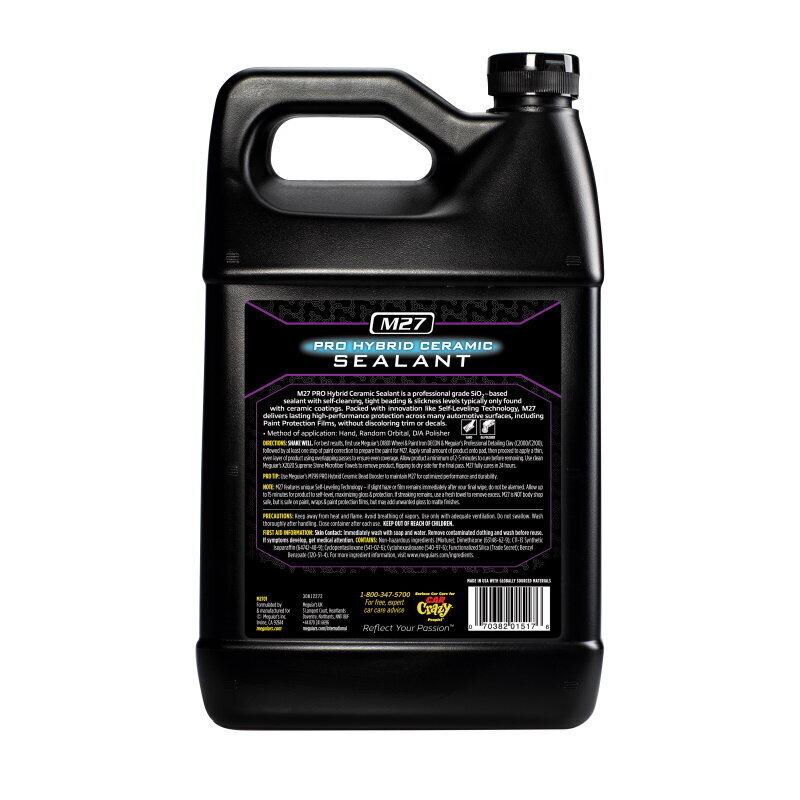 Meguiars M2701 Pro Hybrid Keramiskais Si02 vasks ar neticamu spīdumu un krāsas aizsardzību (3.78L) (USA) cena un informācija | Auto ķīmija | 220.lv