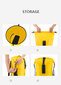 Tpu pleca ūdensizturīga soma Naturehike, tilpums 28l, dzeltena cena un informācija | Ūdensizturīgas somas, maisi, lietusmēteļi | 220.lv