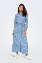Женское платье JDY 15200236*01, голубое/белое цена и информация | Платья | 220.lv